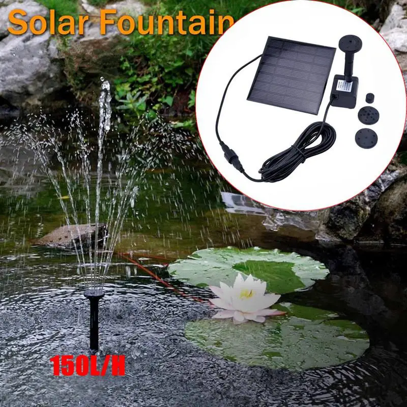 

Солнечный фонтанный насос 7 в солнечные насосы для водного фонтана Садовый пруд Декор водяной насос Прямая поставка
