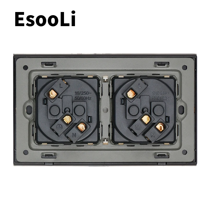 EsooLi 16 А двойная фотография 4D тиснение Ретро панель из цинкового сплава