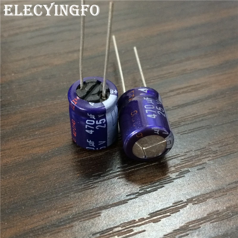 50 шт. 470 мкФ 25V470UF M Series 10x12.5mm высокое качество 25V470uF Алюминий электролитический
