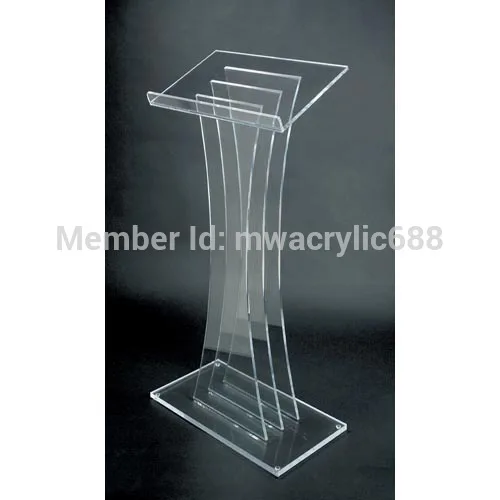 Free Shipping High Quality Fruit Setting Modern Design Cheap Acrylic Lectern plexiglass