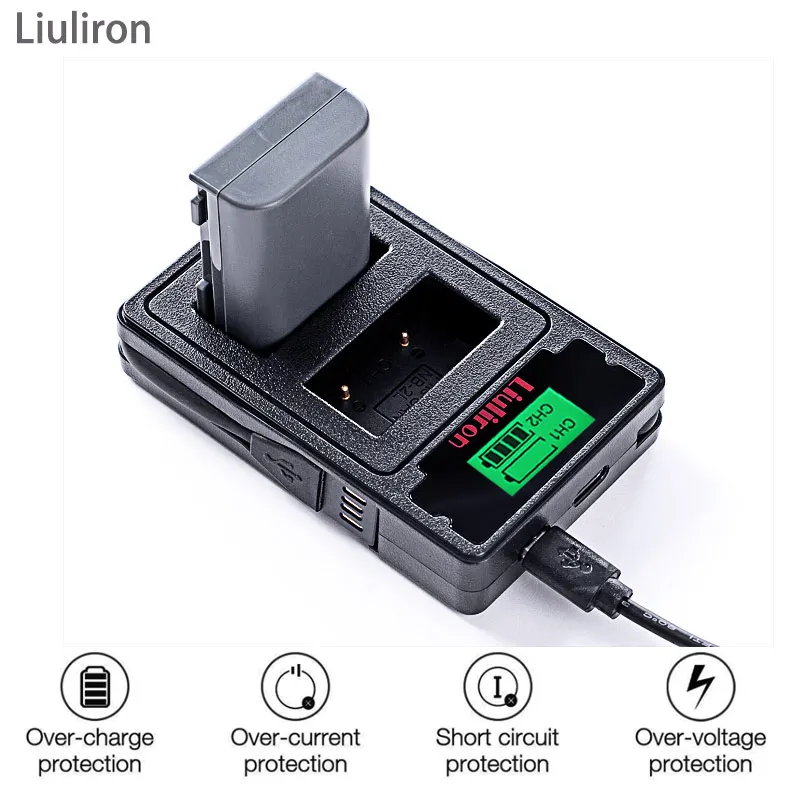 1400 мАч NB-2L NB-2LH NB 2L nb2l NB2LH батарея+ двойной USB зарядное устройство для Canon EOS 400D S80 S70 S50 S60 350D G7 G9 Kiss N X Rebel XT