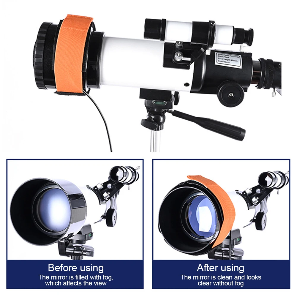 

1Pc 5V Dew Heater Strip Linear temperature control Dew Heater For Telescopes Camera DSLR Lens Keep from Fog Dew Freeze