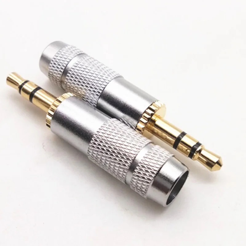 2 шт. Позолоченные 3 5 мм RCA стерео 4-полюсные разъемы для наушников | Обустройство
