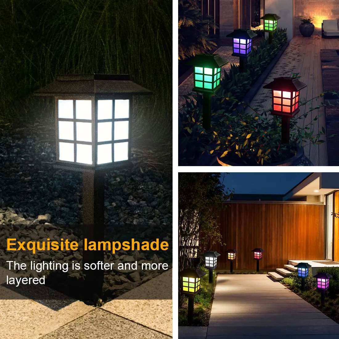 

Outdoors Waterproof Garden Lawn Solar light LED Small Room Lawn Lamp Garden Landscape Road Courtyard Patio Walkway Lawn Lamp