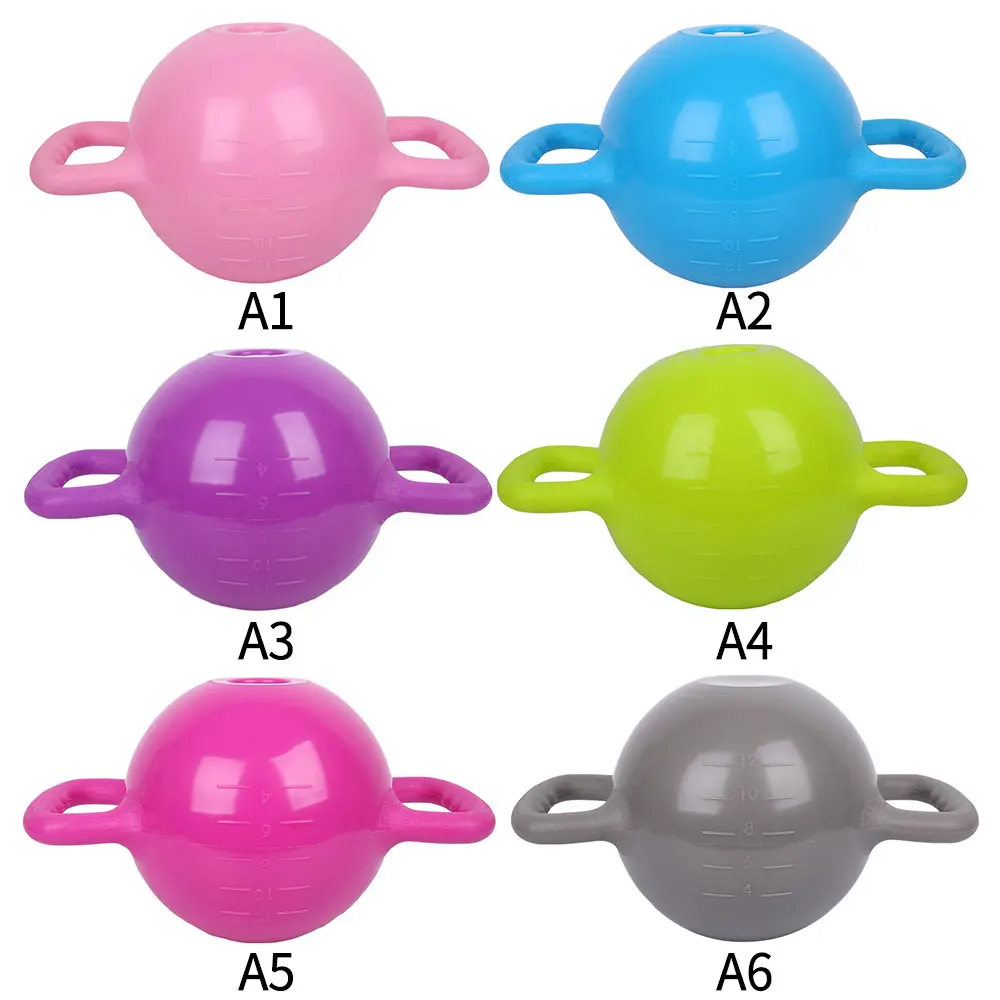 

Indoor Fitness Water-filled Kettlebell Massage Dumbbells Adjustable Weight for Pilates Woman Strength Training Dumbbells May5