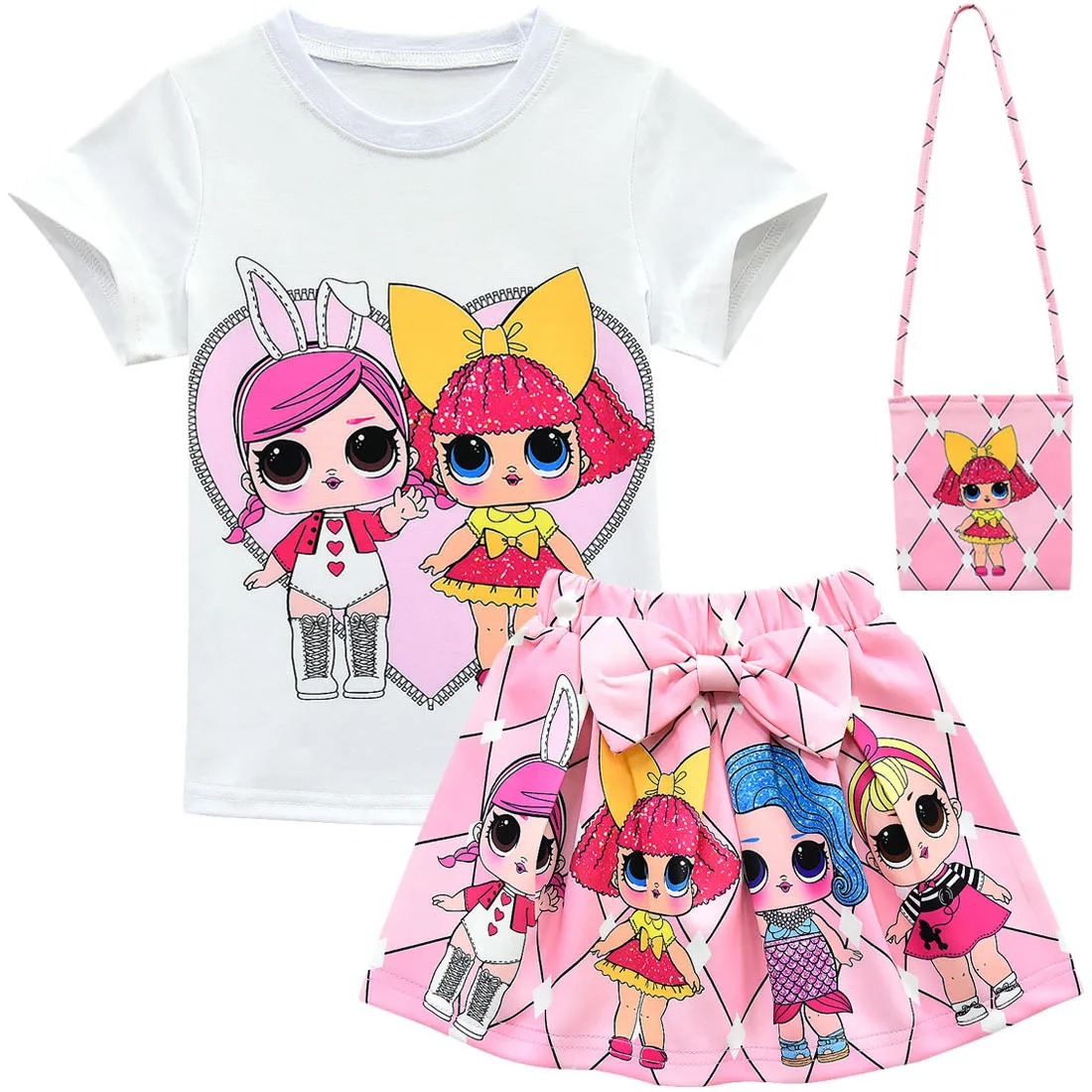 Детская Лига Легенд комплект одежды с рисунком из мультфильма милые вечерние