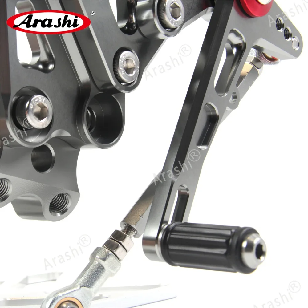 Arashi для KTM RC 390- CNC регулируемый Rider Rearset подножка алюминиевая подножки DUKE 390 RC390