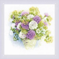 riolis 1846 watercolor carnation 38 36 counted cross stitch cross stitch kits embroidery needlework sets