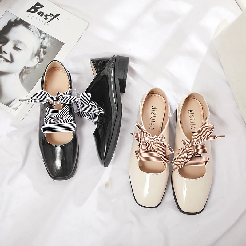 Flats British Style Oxford Shoes Women Spring Soft Leather Bowknot Flat Heel Casual Pointed Toe Lazy Womens U19-88 | Обувь