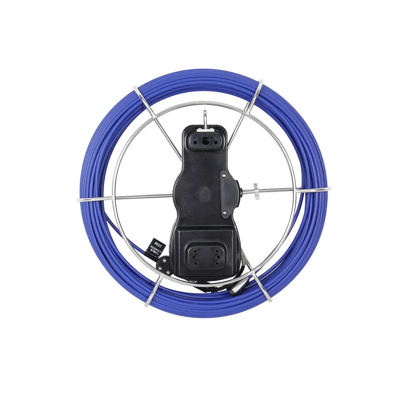 Эндоскоп для обследования канализационных труб 23 мм синий кабель 7 дюймов черный