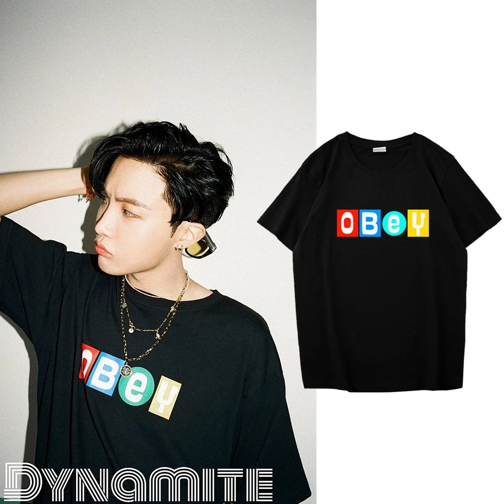 

Kpop Bangtan Boys T-shirt Korean Jhope style short sleeve casual hip-hop short sleeve top 2020 new album DYNAMIT