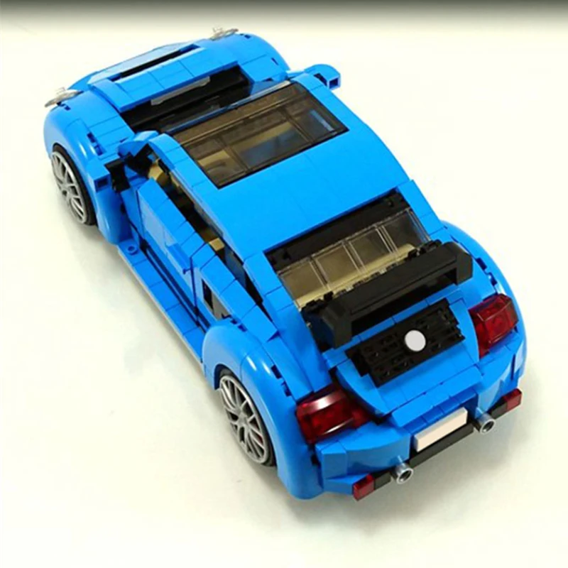 

Blue Car Model Building Kit Children Toys For Boys Kid Adult Bricks Blocks DIY Motorcycles Traffic Series Puzzle Collectibles