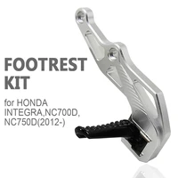 new motorcycle accessories cnc footrest kit for honda nc750d nc700d nc 750 700 d foot pegs 2012 2013 2014 2015 2016