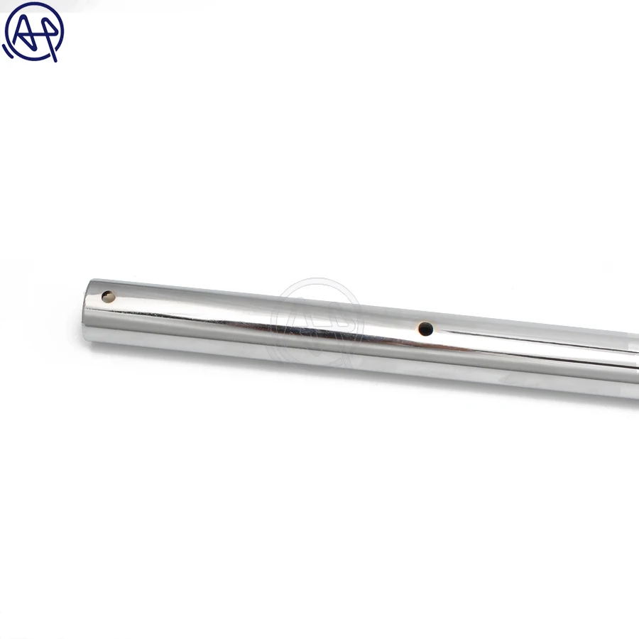 Черный/Хромированный мотоциклетный руль 1 дюйм 25 мм черная прямая тяга для Honda