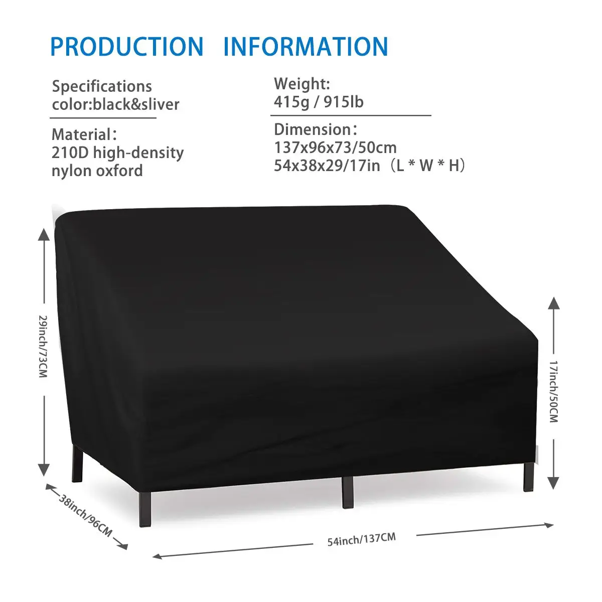 Oxford Cloth Furniture Dustproof Cover For Chair Sofa Rattan Table Cube Waterproof Rain Garden Outdoor Patio Protective Case | Дом и сад