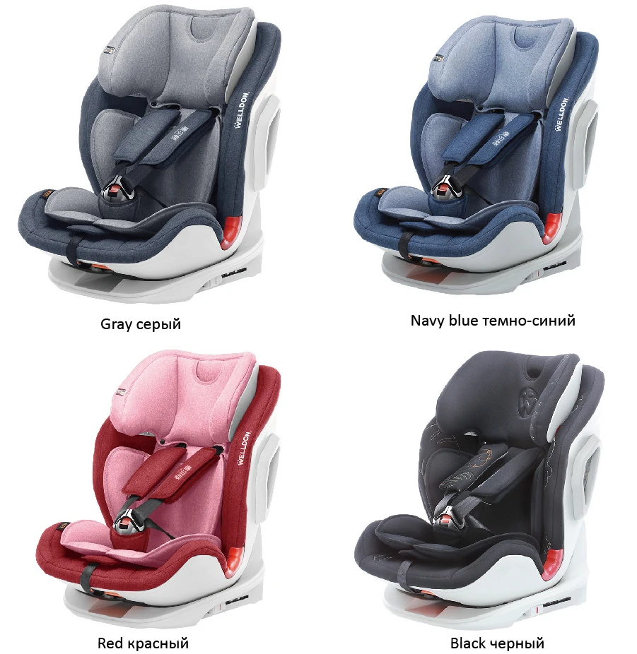 Welldon горячая Распродажа детские автокресла с ISO исправить и топ троса|Детские