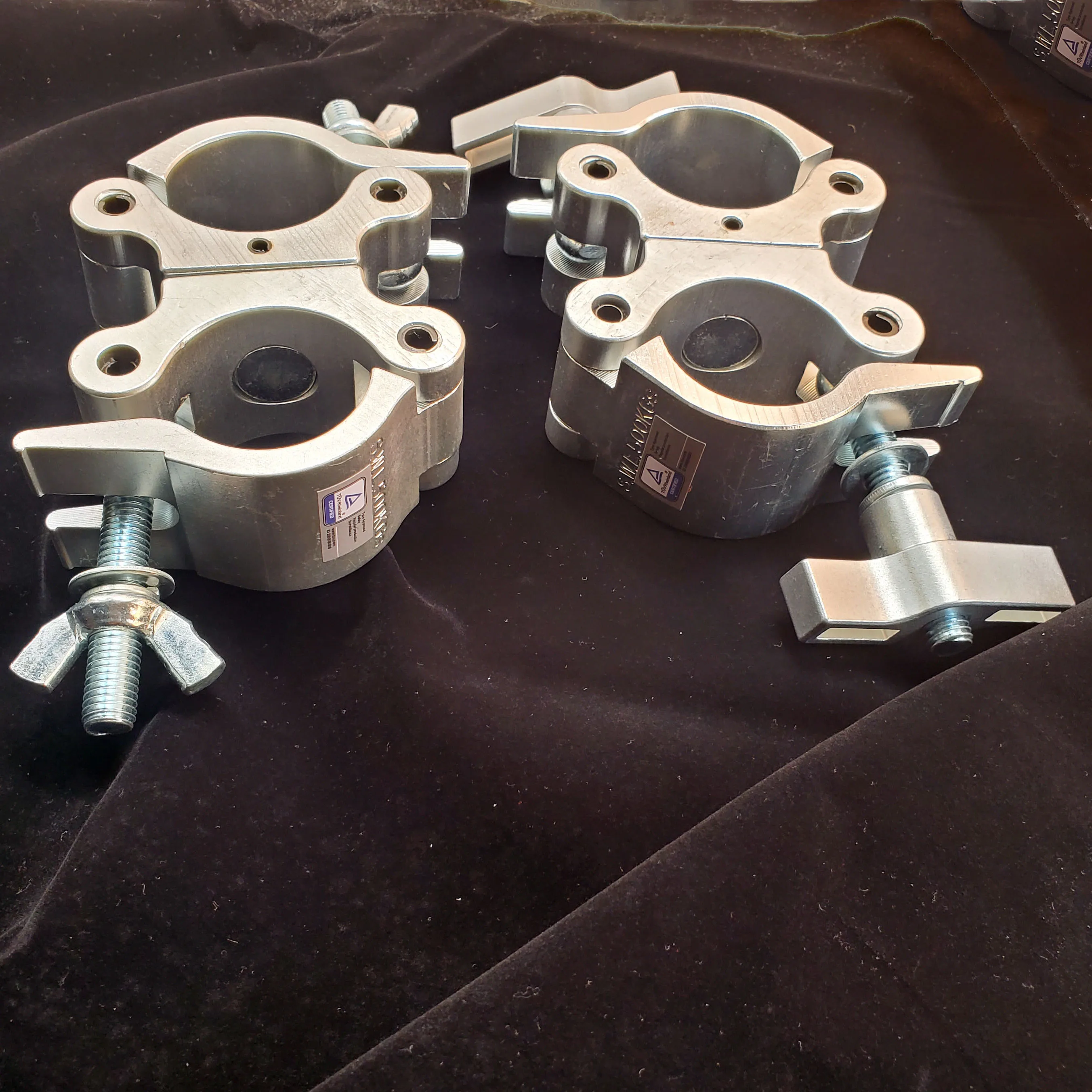 Алюминиевый Поворотный Двойной Зажим для сценических ферм 50 мм труб|clamps for|double