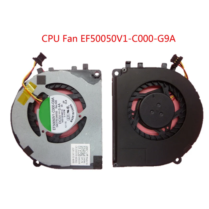 Охлаждающий вентилятор для ноутбука DELL XPS 13 L321X L322X 9333 P29G EF50050V1 C000 G9A 046V55 46V55 44D13HSWI10