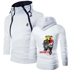 Новинка весна-осень 2021 Мужская куртка с капюшоном Модный новый тренд с логотипом ABARTH Повседневный Универсальный свитер на молнии с капюшоном