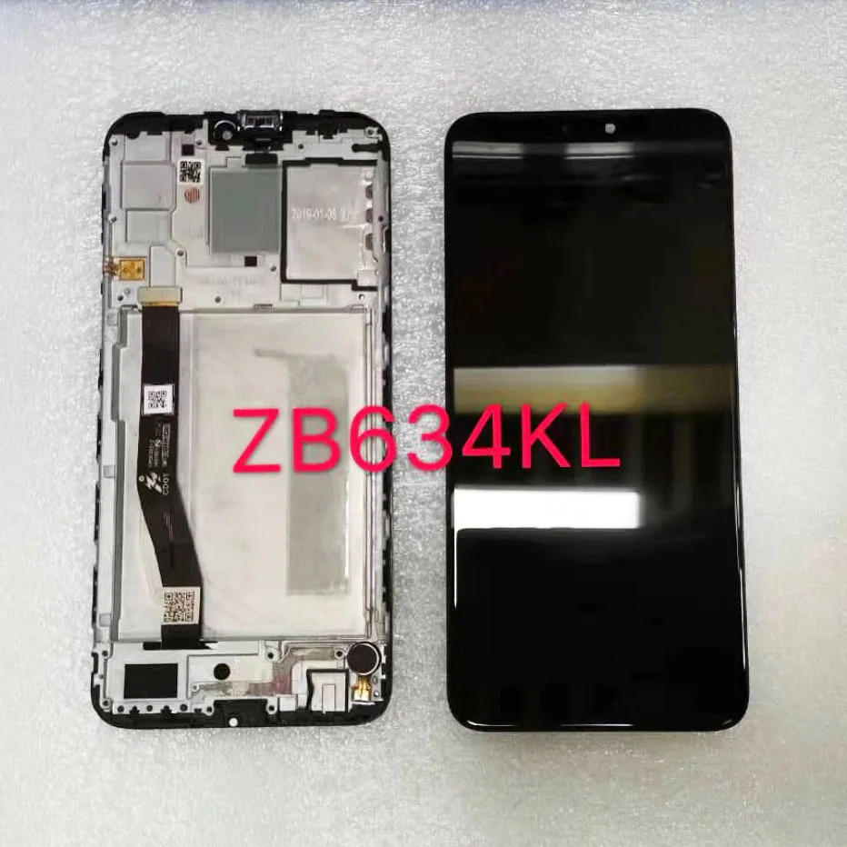 6 26 дюймов для Asus Zenfone Max Plus (M2) ZB634KL LCD сенсорный экран с рамкой Shot zb634kl lcd черный |