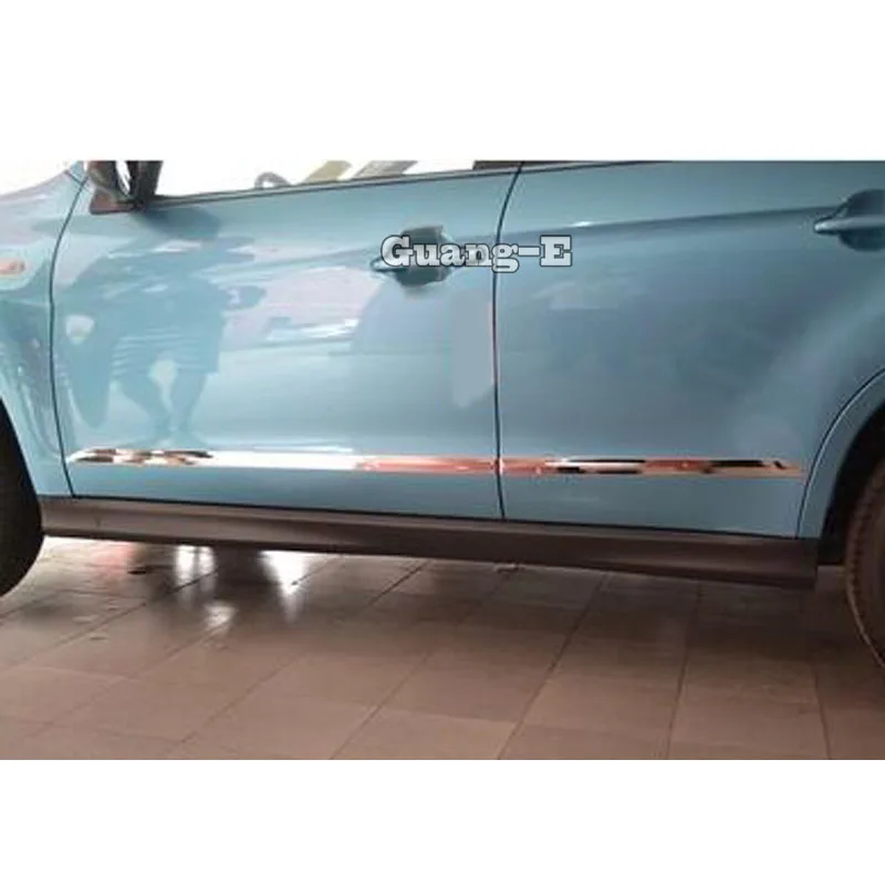 4 шт. декоративная полоса из нержавеющей стали для боковых дверей автомобиля