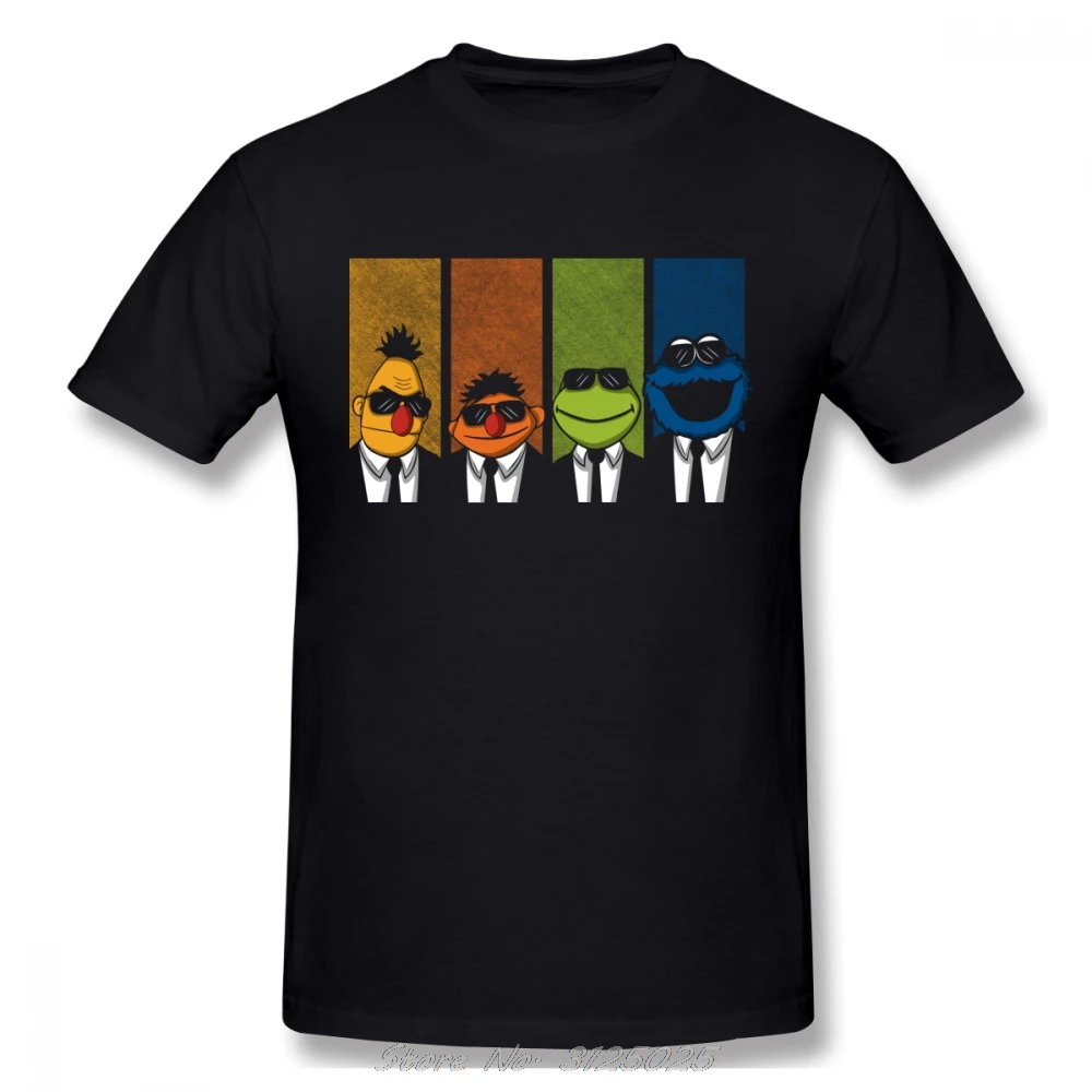 

Reservoir Muppets Cookie Monster T-shirt For Men Plus Size Custom Group Shirt Men Cotton Tees Streetwear