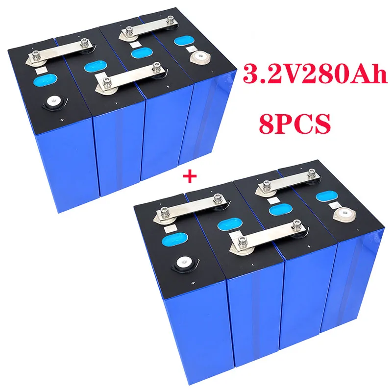 2020 Новый 8 шт. 3 2 V 200Ah lifepo4 Батарея пакет 24V200AH клетки литий железо фосфатных