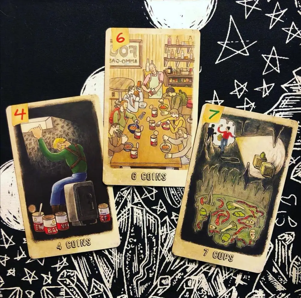 Полностью английские 100% оригинальные карты Omegaland Tarot Заводские