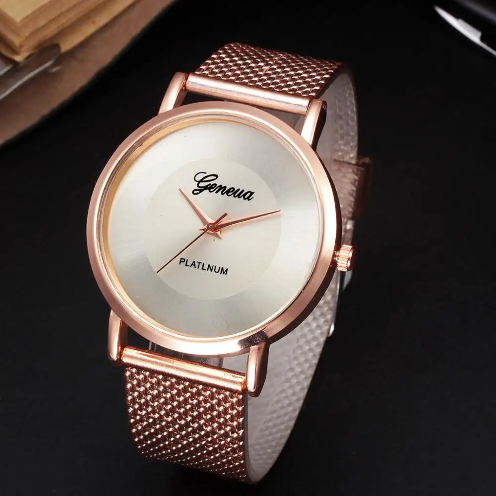 Красные деловые часы 2019 наручные для мужчин простой стиль сетчатый ремень