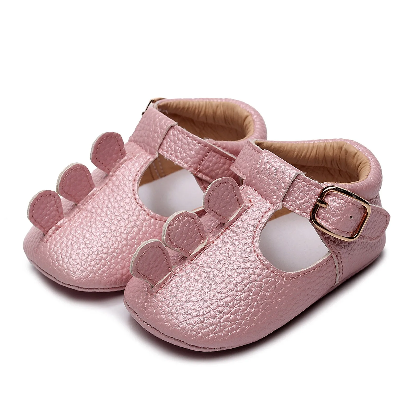 

Newborn Baby Girls 3D Princess Shoes Spring Autumn Soft Non Slip Walking Shoe Infant Baby Kids Girl First Walkers Solid Shoes