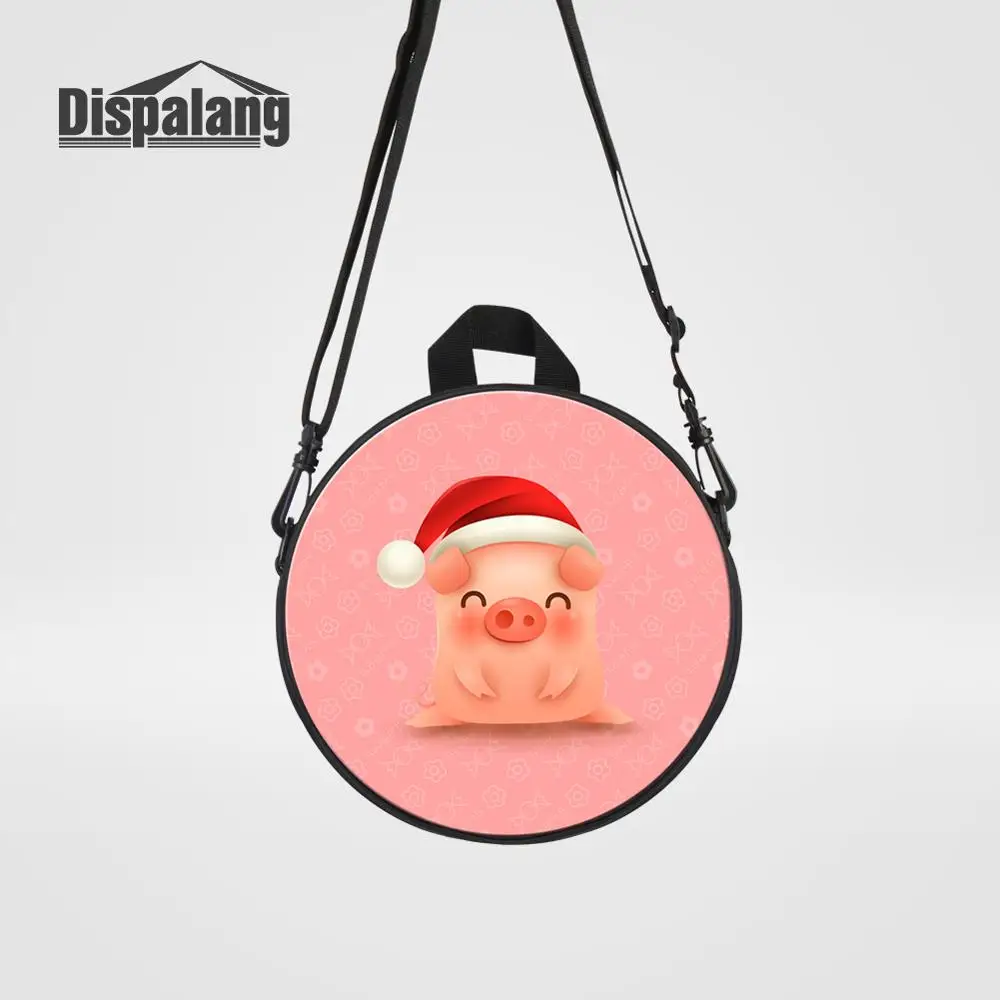 Backpack51 Dispalang новые Мультяшные детские сумки-мессенджеры с принтом лисы для девочек милые животные круглые Rugtas детские мини сумки через плечо - Цвет: Backpack51