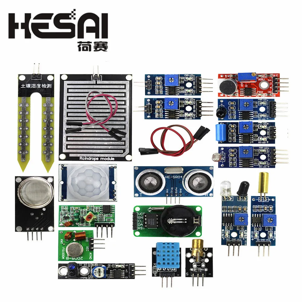 Модуль датчика Raspberry Pi 3 и 2 Model B 16 видов датчиков шт./лот | Электронные компоненты