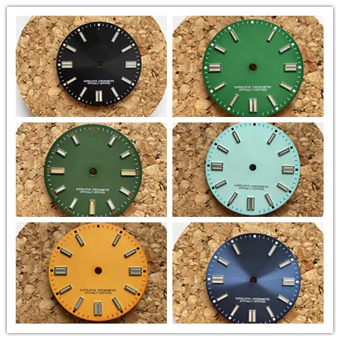 

New disk log dial consumptive strong blue-green lume scale with surface diameter of 28mm fit 8215.2836.2824.2813.8200