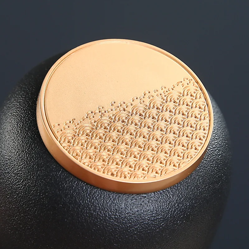 Керамическая фотоемкость с маленькими цифрами герметичная Золотая для хранения