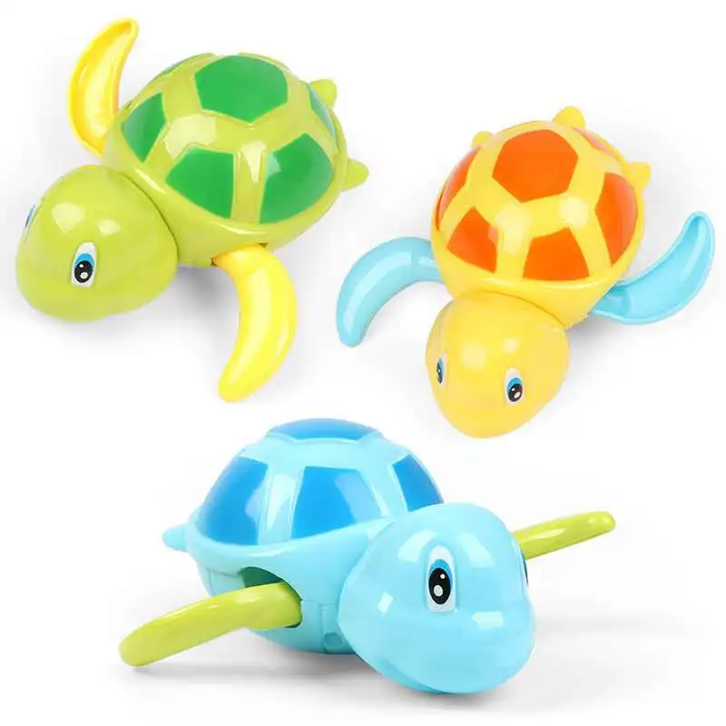 

Baby Bathroom Water Toys Children's Bathtub Water Chain Turtle Swimming Toys