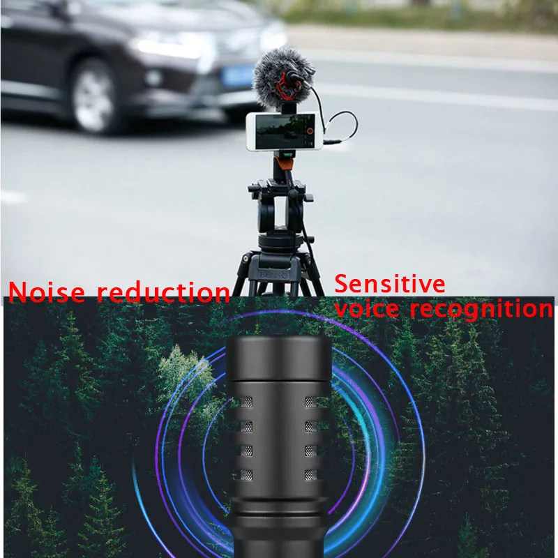 BOYA BY MM1 микрофон для видеозаписи android iPhone USB записи видео canon DSLR камеры