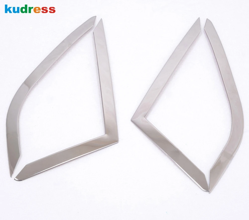 4 шт. треугольные декоративные ленты из нержавеющей стали для Ford Ecosport 2013 2014 2015 2016 |