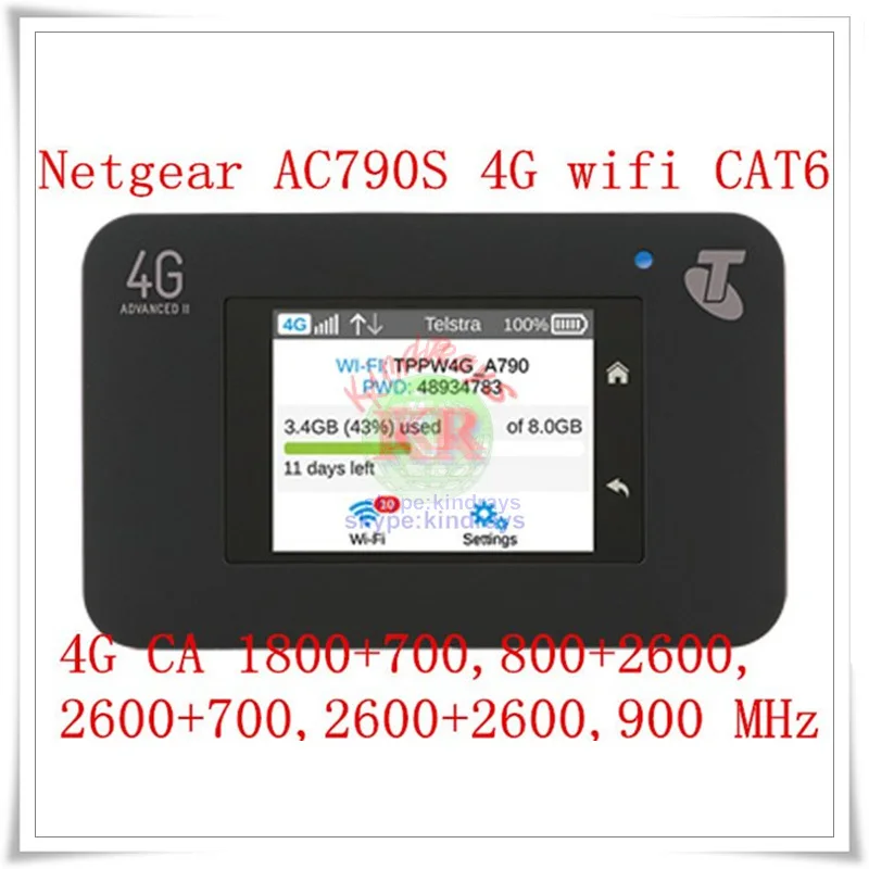 Разблокированный Мобильный Wi Fi роутер ac790s 4g sim карта cat6 Netgear Aircard 790s мини usb