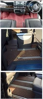 custom special car floor mats trunk mat for right hand drive volkswagen multivan t5 t6 2021 2003 6 7 seats waterproof carpets