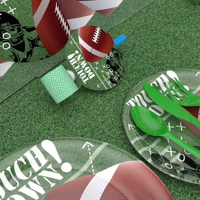 

71Pcs Features Sports Rugby Party Supplies Dress Up Props Set For Birthday Parties, Wedding Parties, Family Gatherings