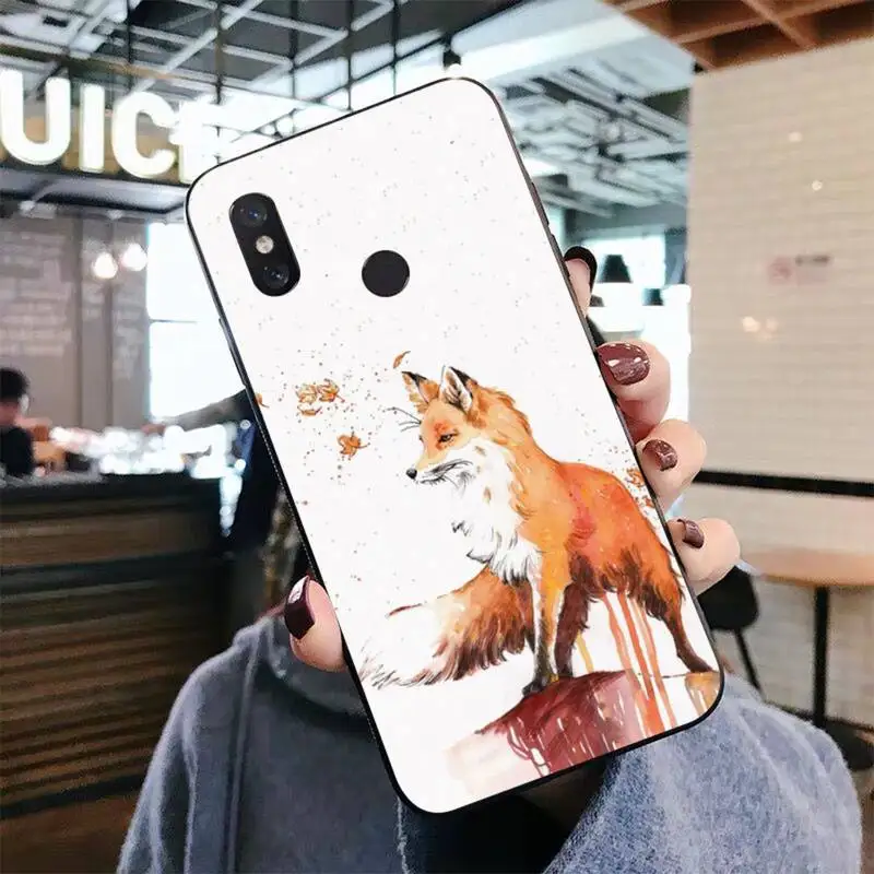 Чехол для телефона MaiYaCa Fox Anima Xiaomi mi 8 9 10 lite pro 9SE 5 6 X max 2 3 mix2s F1 | Мобильные телефоны и