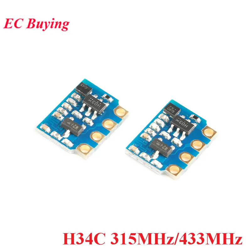 5 шт. H34C 315MHz 433MHz RF пульт дистанционного управления беспроводной передатчик модуль электронный DIY доска ASK OOK комплект