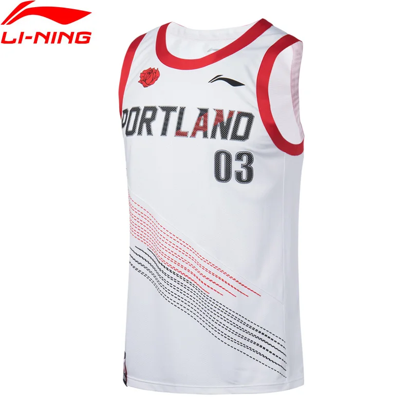 Мужские майки Li Ning для баскетбольных соревнований Джерси CJ McCollum Портлендский