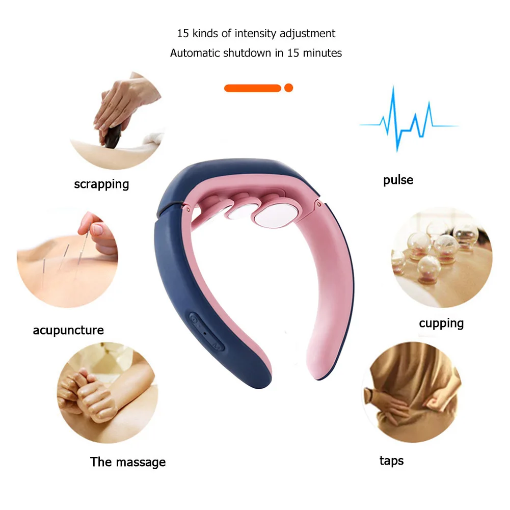 

Relaxation Three Heads Relieve Stress Relief Electric Neck Massager Health Care Portable Shoulder Cervical Spine Massager