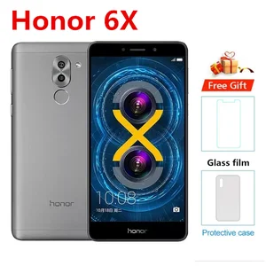 original huawei honor 6x smartphone 4gb ram 64gb rom 5 5 inch 19201080 android 7 0 kirin 655 octa core 12 0mp mobile phone free global shipping