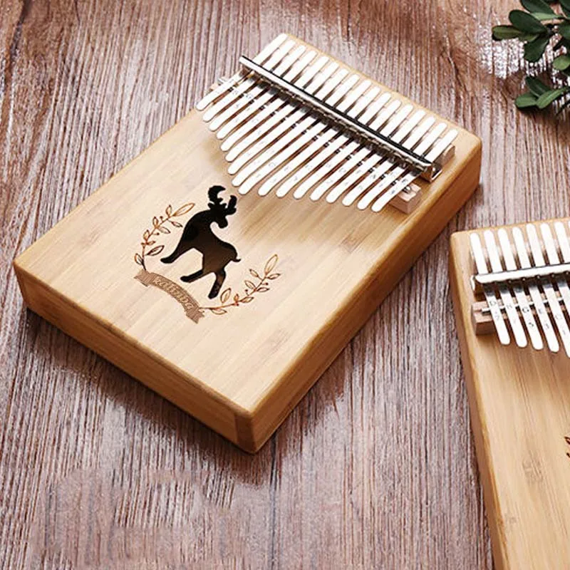 

17 клавиш Портативный Большой пианино Kalimba Mbira Sanza Padauk дерево красное дерево Matetial Kalimba музыкальный Африканский инструмент пальцевые пианино