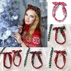 Рождественские подарки, повязка на голову, Рождественский Декор для дома 2021, Рождественское украшение, Рождество, Новый год 2022