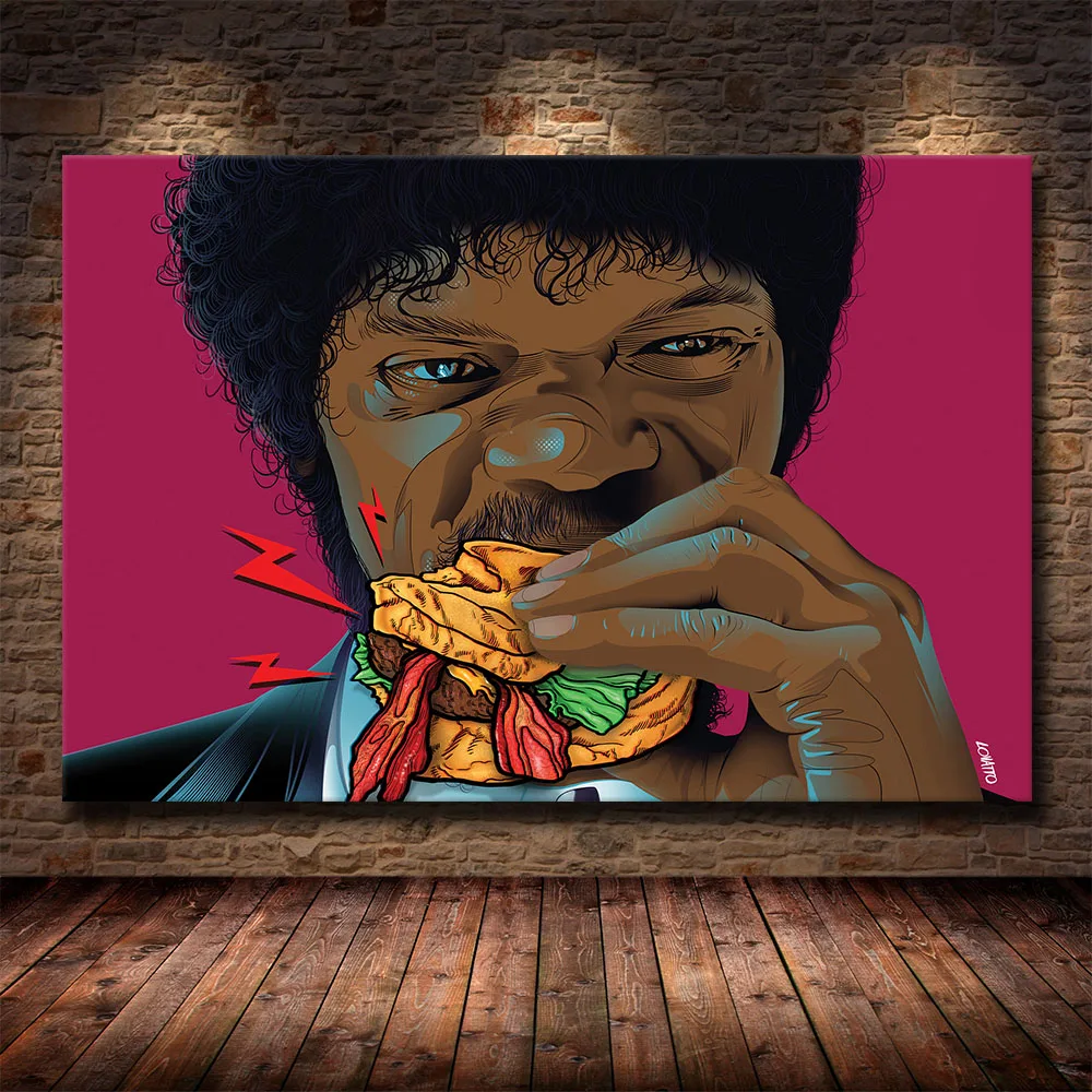 Постер классического фильма целлюлозно-фантастическая Картина на холсте постер