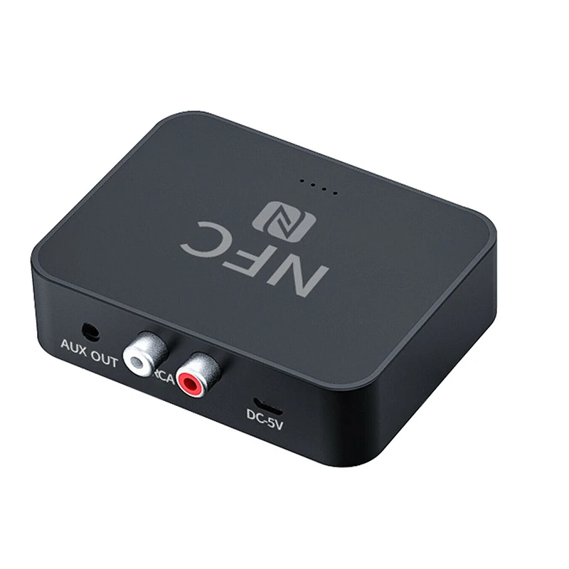

Bluetooth 5.0 Receiver USB Wireless Stereo 3.5MM Aux NFC 2 RCA Audio Adapter