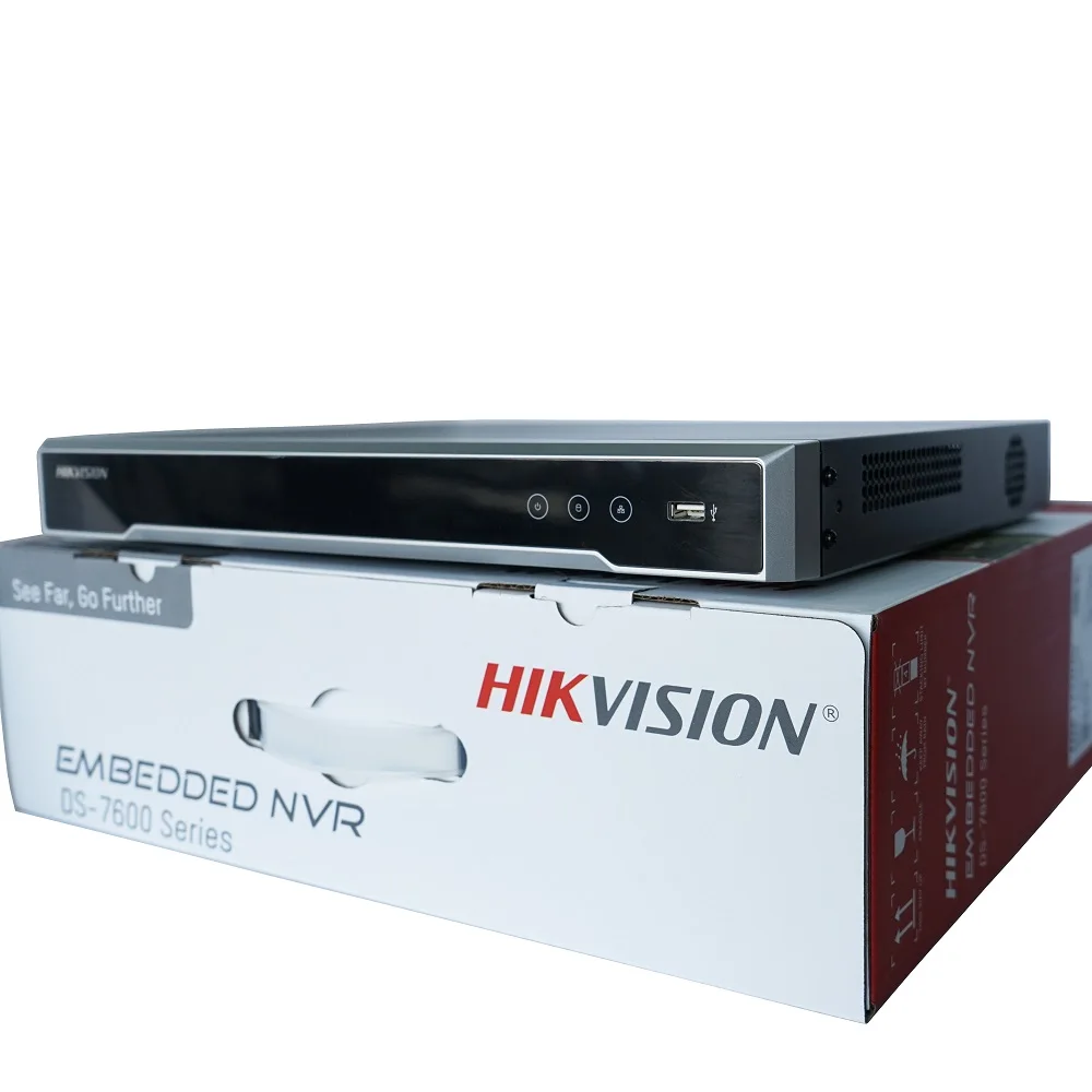 Сетевой видеорегистратор Hikvision 4K H.265 PoE NVR DS-7608NI-Q2/8P для IP-камеры CCTV сетевой с